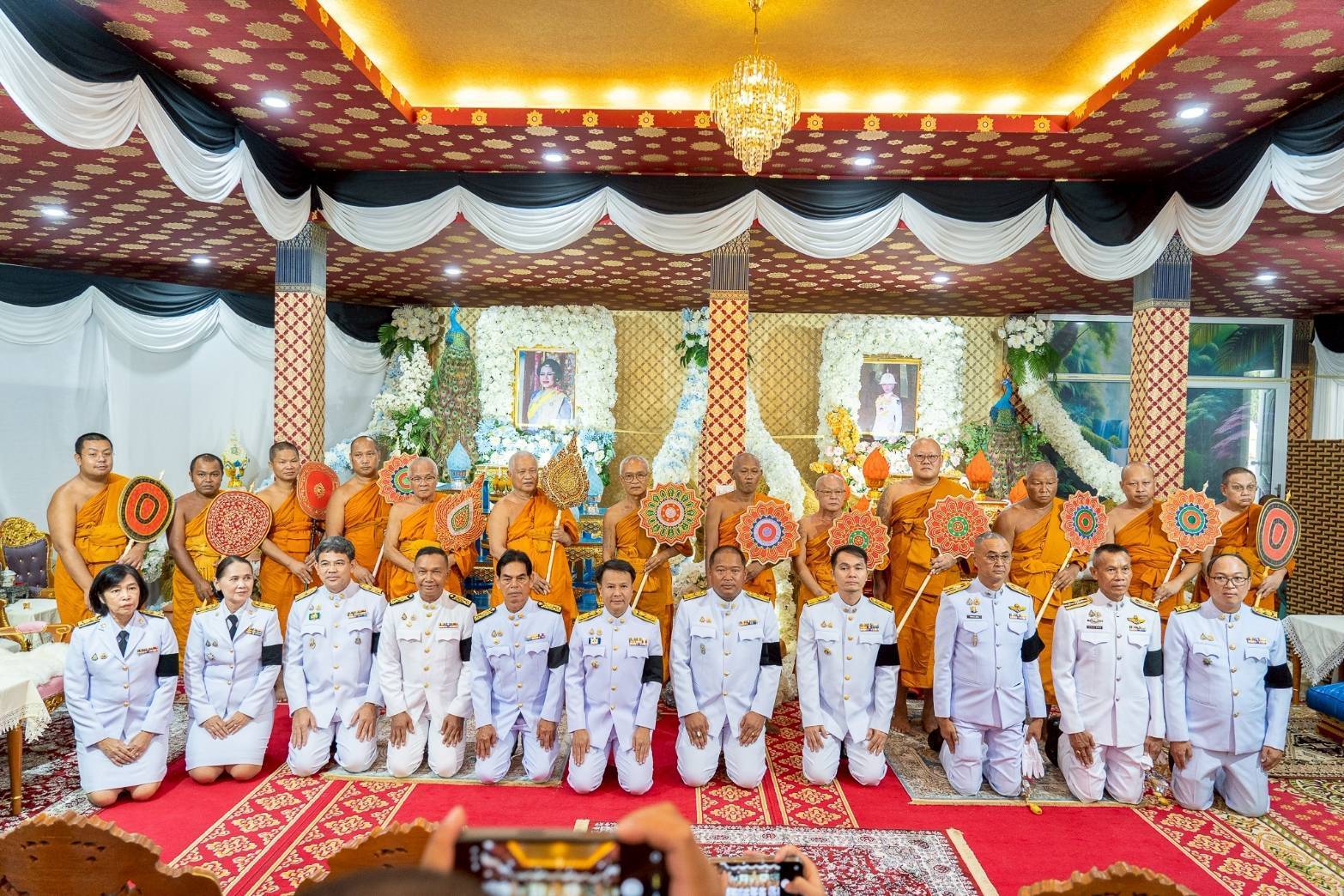 ร่วมพิธีบำเพ็ญกุศลถวายเป็นพระกุศล เนื่องในวาระครบ 15 วัน