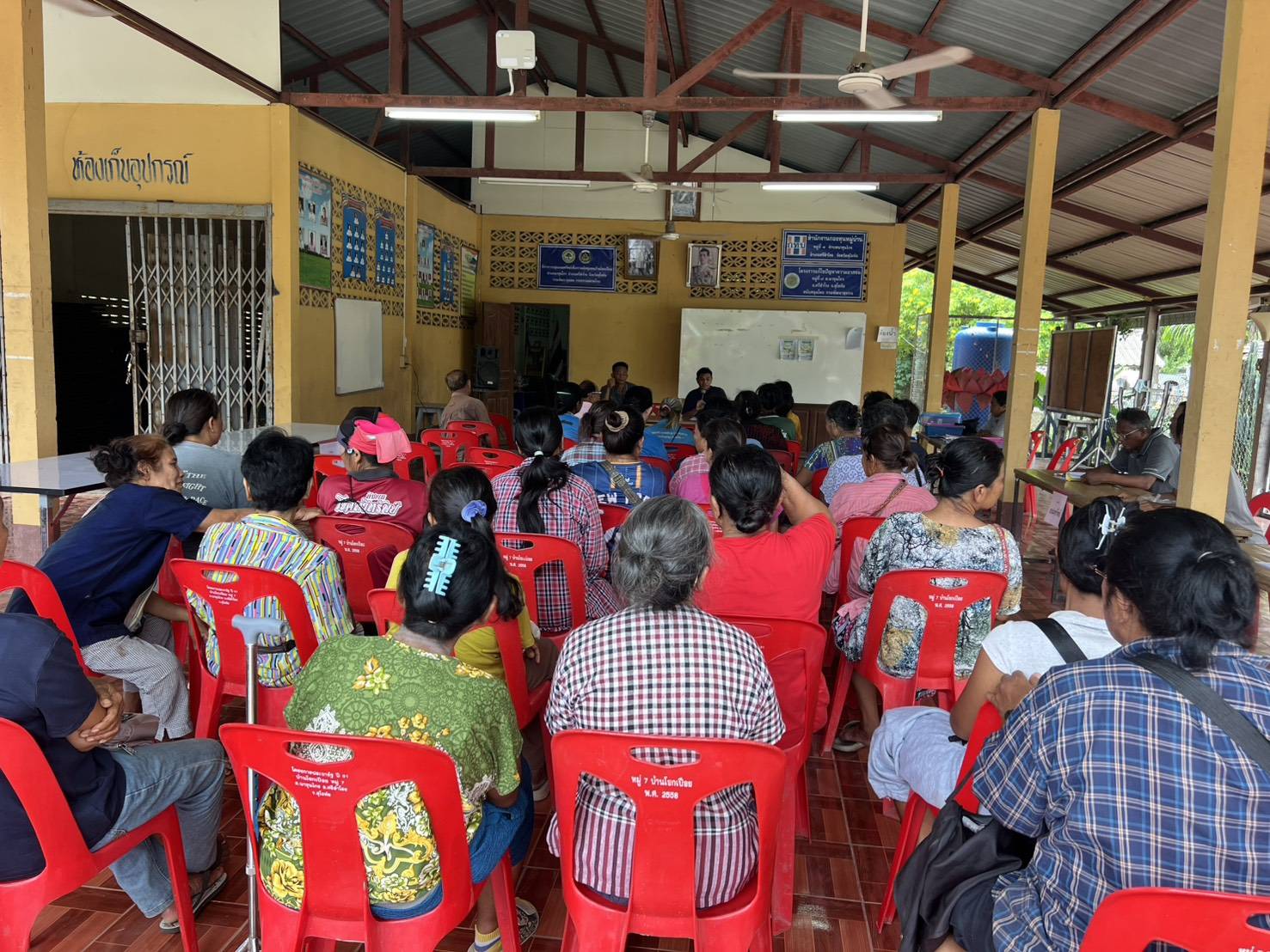 ร่วมประชุมและให้คำแนะนำการดำเนินงานกลุ่มกองทุนชุมชน บ้านโซกเปือย หมู่ที่ 7 ตำบลนาขุนไกร