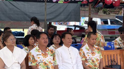 พิธีบวงสรวงสิ่งศักดิ์สิทธิ์ประจำอำเภอศรีสำโรง เพื่อความเป็นสิริมงคลในการจัดงานทรงน้ำพระดังประจำปี2569 อำเภอศรีสำโรง 